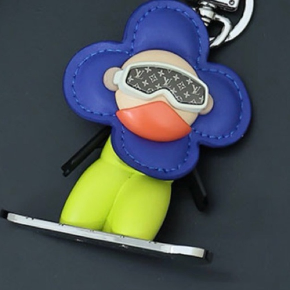 LV Snowboard Bag Charm Keychain